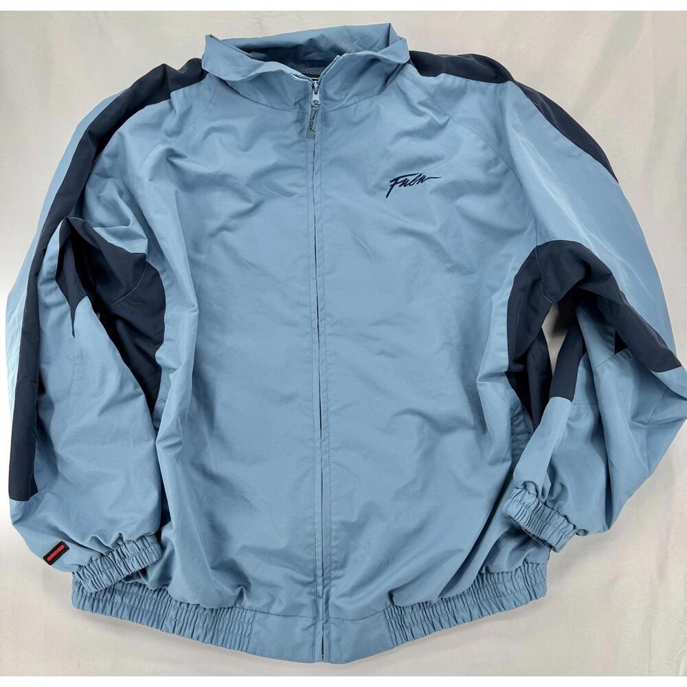 FUBU Vintage 2X Windbreaker Jacket Lightweight Polyester Blue Black